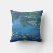 Vintage Water Lilies by Claude Monet クッション (裏面)