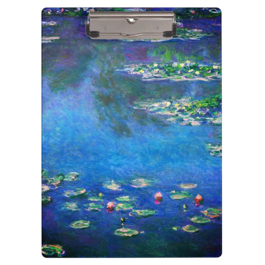 Vintage Water Lilies by Claude Monet クリップボード (正面)