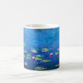 Vintage Water Lilies by Claude Monet コーヒーマグカップ (中央)