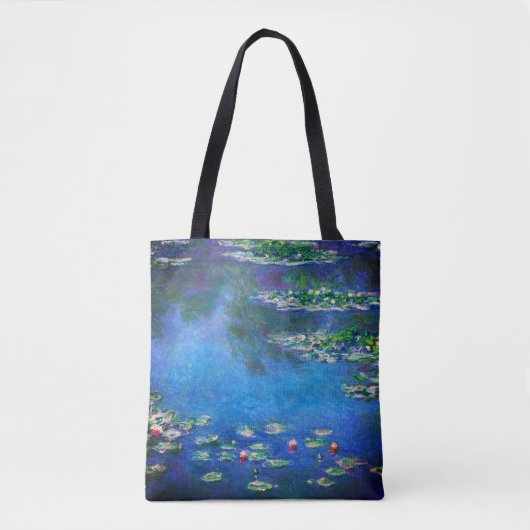 Vintage Water Lilies by Claude Monet トートバッグ (正面)