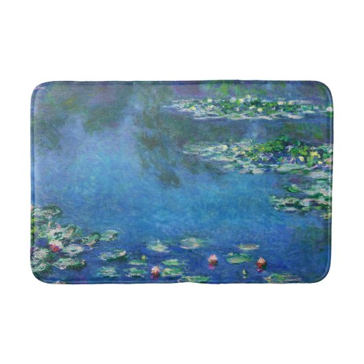 Vintage Water Lilies by Claude Monet バスマット (正面)