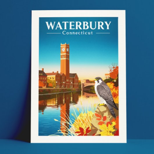 Vintage Waterbury Connecticut ポストカード