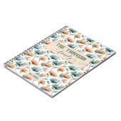 Vintage Watercolor Floral Family Heritage ノートブック (左側)