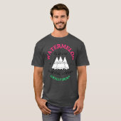 Vintage Watermelon Crown Festival 1954 Retro Fruit Tシャツ (正面フル)