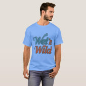 Vintage waterpark Wet Wild Tシャツ (正面フル)