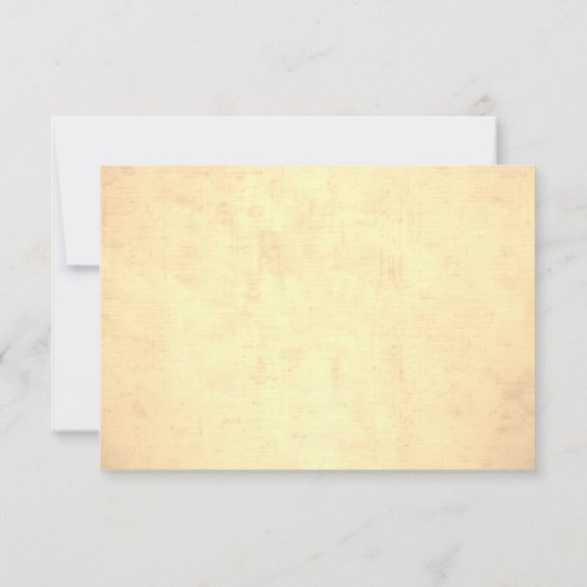  Vintage Wedding  出欠カード (裏面)