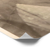 Vintage Wedding Anniversary ポスター (角)