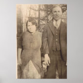 Vintage Wedding Anniversary ポスター (正面)