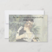 Vintage Wedding Response Card, City Dance,ルノアール 出欠カード (裏面)