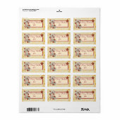 Vintage Weihnachtssterne ラベル (フルシート)