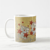 vintage Weihnachtstasse コーヒーマグカップ (左)