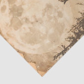 Vintage Werewolf Halloween Moon Decoupage  薄葉紙 (詳細)