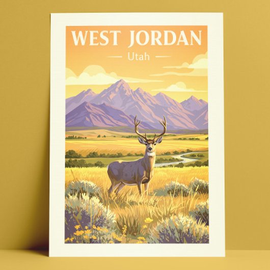 Vintage West Jordan Utah ポストカード