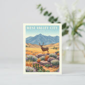Vintage West Valley City Utah ポストカード (スタンド正面)