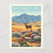 Vintage West Valley City Utah ポストカード (正面)