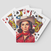 Vintage Western Pin-up トランプ (裏面)