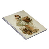 Vintage Whimsical Dorothy and Toto ノートブック (右側)