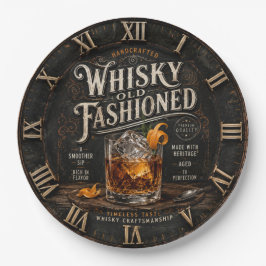 Vintage Whiskey ペーパープレート