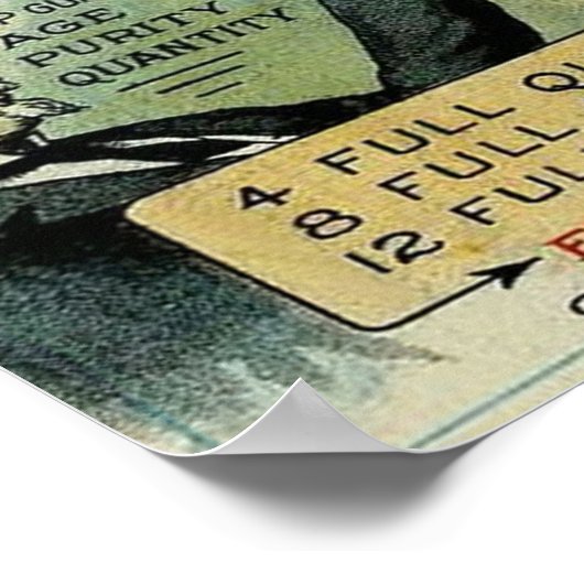 Vintage Whiskey Advertising ポスター (角)