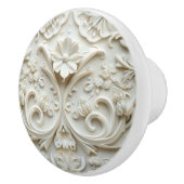 Vintage White Ceramic Knob  セラミックノブ (右)
