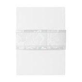 Vintage White Lace Wedding 招待状ベリーバンド (裏面例)