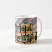 Vintage White Mountains of NH Mug コーヒーマグカップ (正面右)