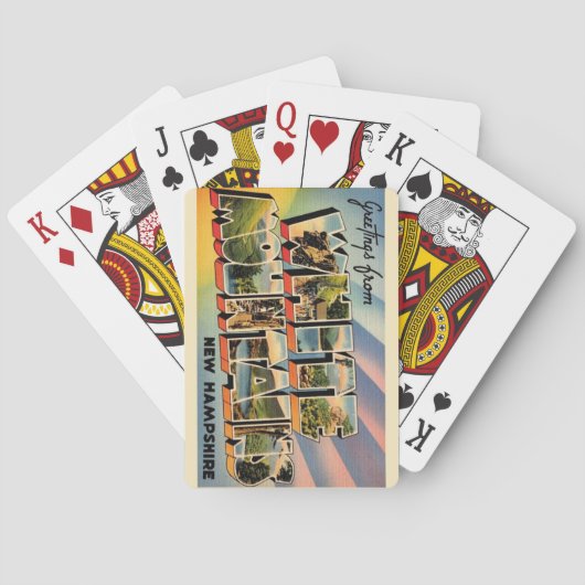 Vintage White Mountains Playing Cards トランプ (裏面)