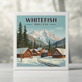 Vintage Whitefish Montana タイル
