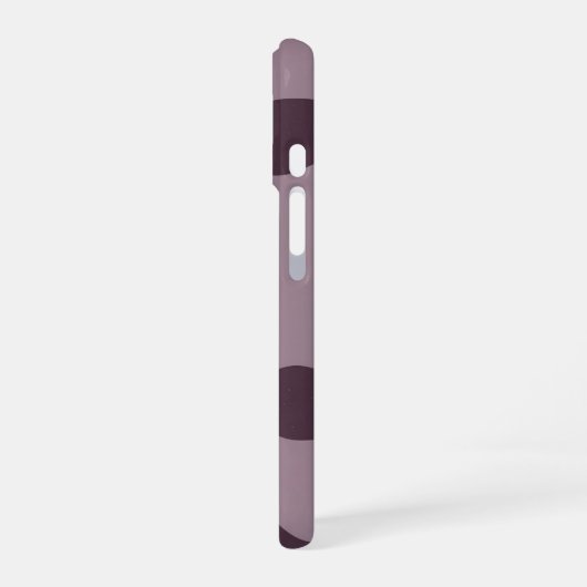 Vintage Whole Eggplant Pattern iPhone 16ケース (左側面)