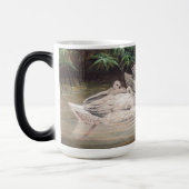 Vintage Wild Black-Necked Swan  モーフィングマグカップ (左)