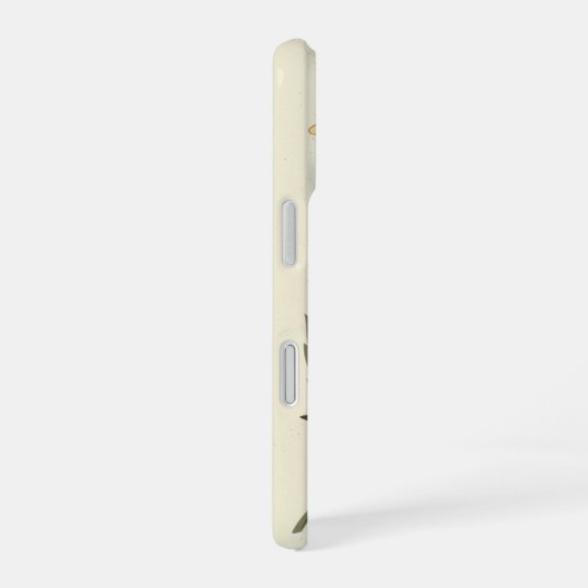 Vintage Wild Daisies iPhone 16ケース (右側面)