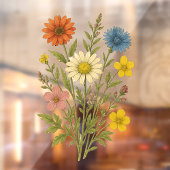 Vintage Wildflower ウィンドウサイン (シート2)