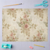 Vintage Wildflower Decoupage Tissue Paper 薄葉紙 (クラフト)
