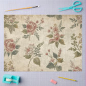 Vintage Wildflower Decoupage Tissue Paper 薄葉紙 (クラフト)