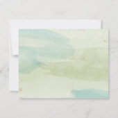 Vintage Wildflower Frame Wedding RSVP Card 招待状 (裏面)