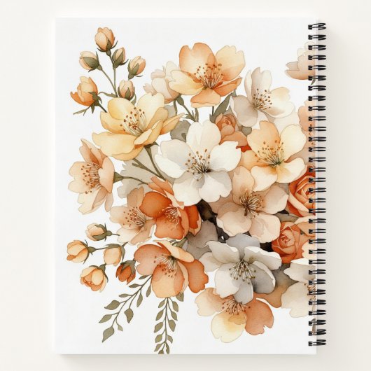 Vintage Wildflower Journal for Dreamers & Nature  ノートブック (裏面)