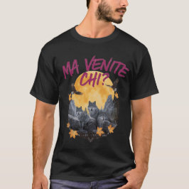 Vintage Wildlife "MA VENITE CHI?" Graphic T-Shirt Tシャツ