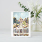 Vintage Wilhelmshöhe Cascades, Kassel, Germany ポストカード (スタンド正面)