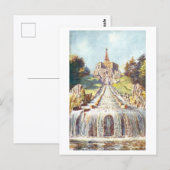 Vintage Wilhelmshöhe Cascades, Kassel, Germany ポストカード (正面/裏面)