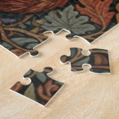 Vintage William Morris Fox Woodland Art ジグソーパズル (側面)