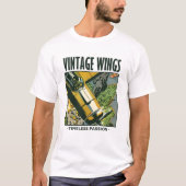 Vintage Wings, Aviation Passion Tシャツ (正面)