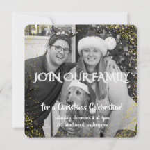 Vintage Winter Christmas Elegance Personalized 