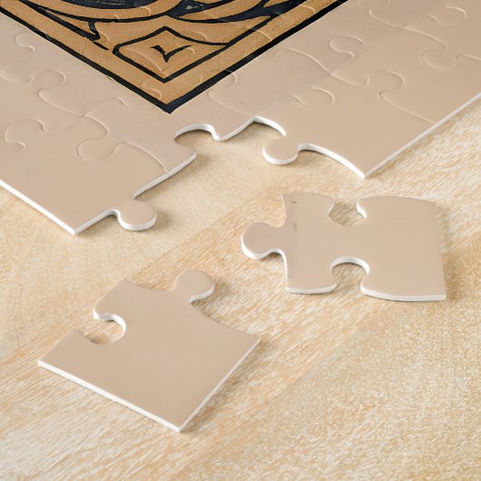 Vintage Witch Tea Time ジグソーパズル (側面)