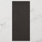 Vintage Witchy Floral Wedding Menu Card メニュー (裏面)