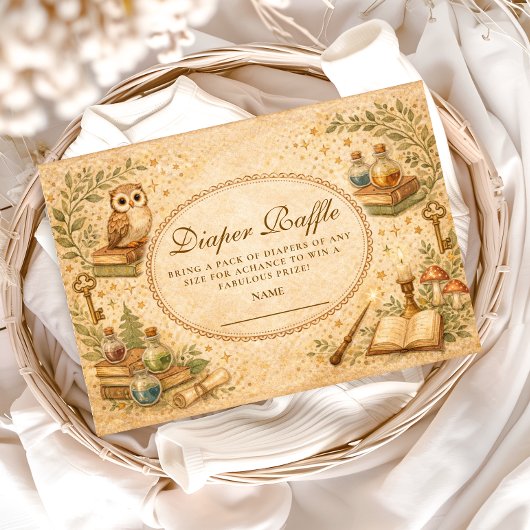 Vintage Wizard MagicDiapper Raffle エンクロージャーカード