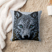 vintage wolf 2 クッション (ブランケット)