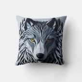 vintage wolf 2 クッション (裏面)