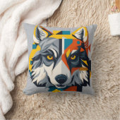 vintage wolf 3 クッション (ブランケット)