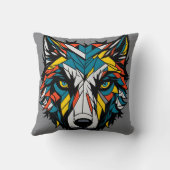 vintage wolf 3 クッション (裏面)