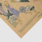 Vintage Women's French Fashion Hats Dresses 薄葉紙 (詳細)